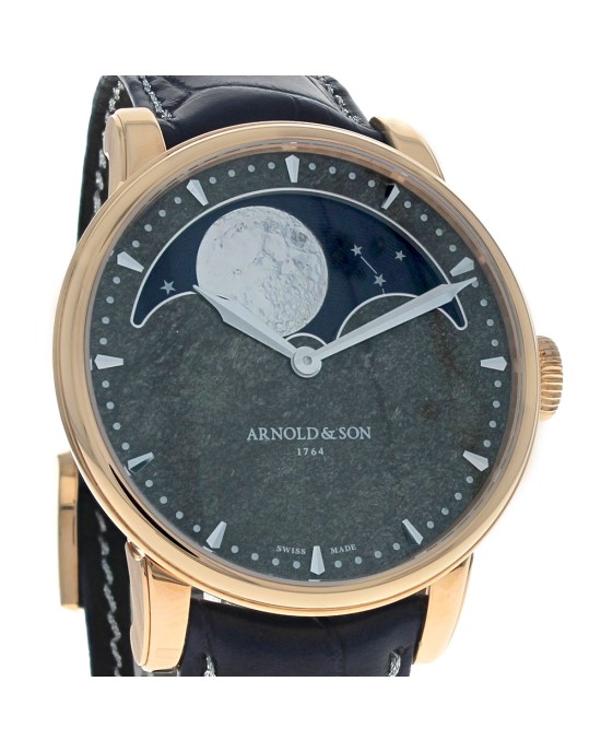 Arnold & Son Perpetual Moon Obsidian Dial Rose Gold 21.3.7.01.05  1GLAR.Z01A.C154A